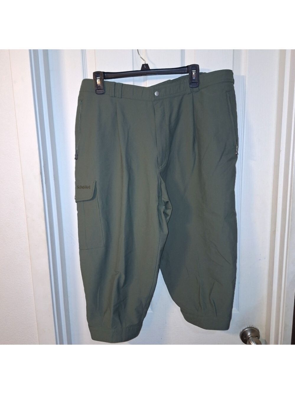 Schoffel Olive Green Cargo Capri Outdoor Pants